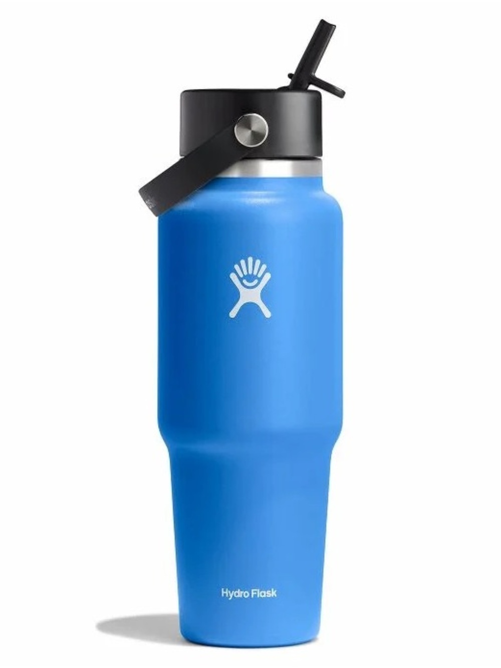 New Hydro Flask 32oz Wide Mouth Travel Bottle with Flex Straw Cap- Cascade Color - Picture 3 of 13
